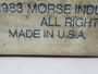 SealMaster MSF-28 Flange Block Ball Bearing 4-Bolt 1-3/4" Bore SHELF WEAR NEW