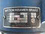 Witton-Kramer PM6 Magnetic Drum Brake 60Lb-Ft 575V 85VA 1Ph 60Hz USED