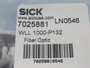 Sick WLL1000-P132 Fiber Optic Sensor 10-30VDC 100mA 2m Length NWB