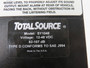 Total Source SY1048 Alarm 12 - 48 VDC Type D  NEW