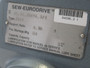 Sew-Eurodrive 0.5HP 395RPM 330/575V TEFC C/W Gear Reducer 4.3:1 Ratio USED