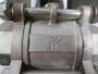 UniTorq M.103.1 Actuator w/316 Steel Ball Valve 1-1/2"NPT 1000WOG  USED