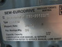 Sew-Eurodrive .75kW 1700/27rpm 277/480V TEFC c/w Gear Reducer 24.06:1 USED