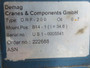 DeMag DRF-200 222688 Friction Wheel Travel Drive 34.6:1 Ratio  USED