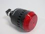Allen-Bradley 855PC-B12ME422 Ser A Sounder w/ LED 45mm 12VAC/DC Red Lens NEW