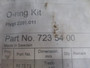 Flygt 723 54 00 O-Ring Kit for 2201.011 Submersible Pump ! NWB !