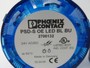 Phoenix Contact 2700132 PSD-S-OE-LED-BL-BU Blue Stack Light 24VAC/DC NOP