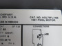 Emerson AGL75FL1NB Pool Motor 3/4HP 3450rpm 115V Y ODP 1Ph 10.4A 60Hz.  NEW
