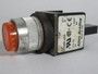Allen-Bradley 800MR-Q24A Series D Pilot Light Amber Lens USED