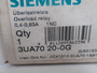 Siemens 3UA7020-0G Overload Relay 0.4-0.63A 1NC NEW