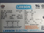 Leeson 1-1/2HP 1740RPM 575V 56C TEFC 3Ph 2A 60Hz C/W Brake 10lb-ft  USED