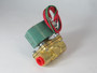 Asco 8210G001 Brass Solenoid Valve 110V@50Hz 120V@60Hz 3/8" NPT NOP