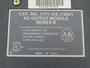Allen-Bradley 1771-OA AC Output Module Ser. B 120V C/W 1771-WA SHELF WEAR NEW
