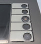 Cutler-Hammer 55PKHX PM5000 LED Operator Interface 120/230VAC BUTTON DAMAGE USED