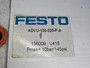 Festo 156009 ADVU-100-230-P-A Compact Cylinder 100mm Piston D 230mm Stroke USED