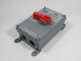 Hubbell HBLDS3AC Circuit-Lock Disconnect Switch 30A 600VAC C/W Auxiliary USED