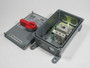 Hubbell HBLDS3AC Circuit-Lock Disconnect Switch 30A 600VAC C/W Auxiliary USED