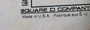 Square D CH362 Ser F05 Fusible Heavy Duty Safety Switch 25HP NO BASE HOLDER USED