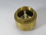 M.A. Stewart 700 3" Brass Spring Check Valve 200WOG SHELF WEAR NOP