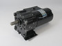 Leeson AC Gearmotor 216:1 345 lb-in .06HP 8RPM 115/230V 38 TENV 1Ph W/O Key USED