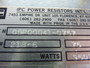 IPC 05P00041-0757 Braking Dynamic Resistor 75ohms 780W  USED