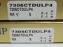 RHP 7306CTDULP4 Super Precision Angular Contact Bearing Set 30x62x32mm NEW