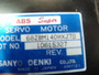 Sanyo Denki 68ZBM140HXJ70 ABS Super Servo Motor  USED