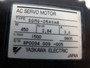 Yaskawa SGMG-05ASAB AC Servo Motor 450W 1500RPM 2.84Nm 3.8A  USED