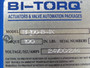 Bi-Torq BI-100-B4X Electric Actuator 24VDC 100 Torque w/ 1-1/4" Valve USED