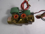 Asco 8344G50 Double Solenoid Valve 10-300psi 10.1W 3/8" USED