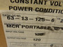 Sola 63131256/PWS104 Constant Voltage Conditioner 250Va 60Hz  NEW