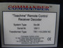 Commander Dx-08 Remote Control Receiver Decoder  USED