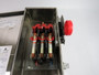 Cutler-Hammer 4HD361 Fusible Disconnect Switch 30A 3P 600V  USED