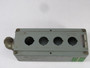 Allen-Bradley 800R-4TX Pushbutton Station Enclosure Series T 5A 600VAC  USED