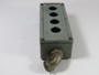 Allen-Bradley 800R-4TX Pushbutton Station Enclosure Series T 5A 600VAC  USED