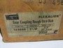 Waldron 149868 Black Finish Coupling Size 2-1/2W 4-3/4"OD 7/8"ID 3-1/4"H  NEW
