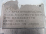 Apex Dynamics AFR075-S2-P2 Right Angle Gear Box 25:1 Ratio 120Nm  USED