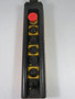 Demac DST-7-SP-222-BE 6 Push Button Station W/ Emergency Stop  USED