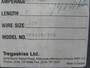 Tough Gun TW4404-35A Robotic MIG Gun 4" Wire Size 035  AS IS