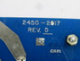 Emerson 2450-4017 DB Resistor Control Card  USED
