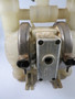 Wilden T2/PPPPB/TEU/TF/PWF1 Pump 1"Inlet/Outlet Polypropylene 114LPM  USED
