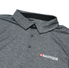 Walker Melange Polo- Dark Ash Grey