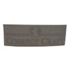 Decal, Corporate Logo, for glove box lid - gray, 90-92
