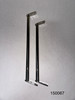 WINDSHIELD STANCHION SET 11 1/2 9 3/4IN. POLISHED STS SKI & SPORT 200OB / V