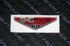 DECAL H FIVE RED DOMED INSERT FOR PCM BADGE 1.02 X 2.96