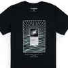 NAUTIQUE YIN & YANG SS TRIBLEND TEE-BLACK