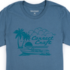 NAUTIQUE CLASSIC CC SS TEE- SLATE BLUE