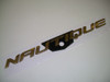 DECAL NAUTIQUE TRANSOM CHROMAX W/.85" CAMERA HOLE GOLD