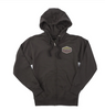 FACTORY SUNRISE ZIP HOODIE- VINTAGE BLACK