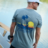 SUNSET VIBES TEE- GREY